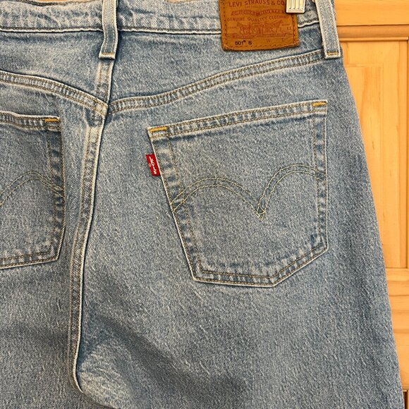 Levis 501 Skinny Women's Jeans W28 L28 High Rise Slim - Picture 4 of 12